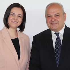 Zamjenica gradonačelnika Marina Martić Puača i gradonačelnik Mirko Duspara