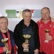 Pobjednička trojka, s lijeva: Jozo Pišković, Ilija Garić i Mato Opačak