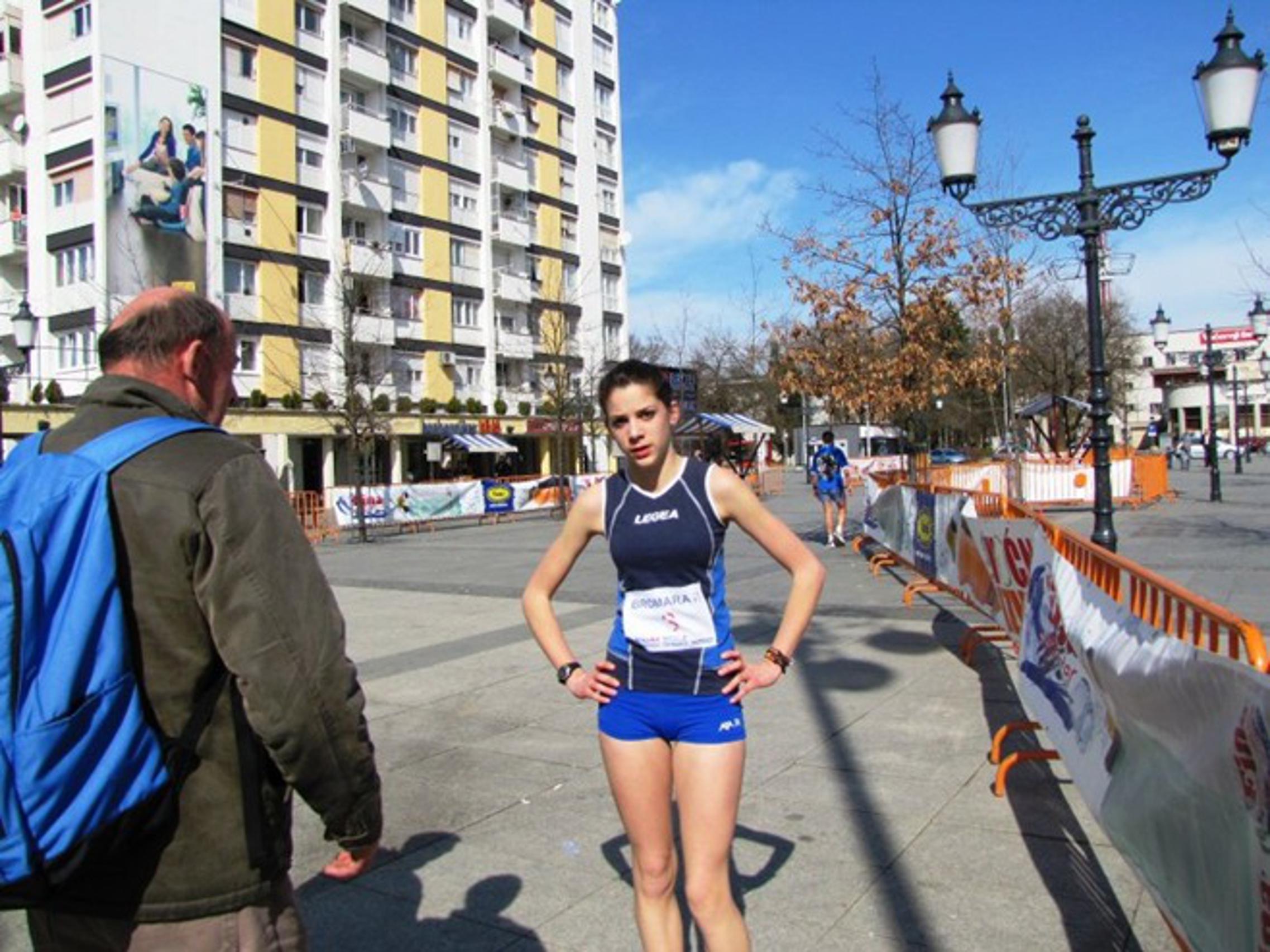 Paula Konopka, atletičarka AK Marsonia - pobjednica u utrci građana