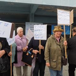 Listopad 2017., prosvjed umirovljenika na slavonskobrodskom korzu
