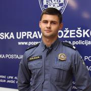 Jedan od pohvaljenih policijskih službenika, Ilija Dadić