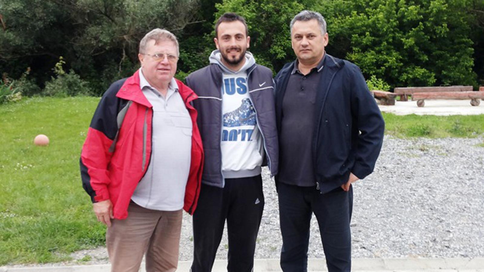 S lijeva: Željko Sladetić, Antonio Martić i Zvonimir Dragun