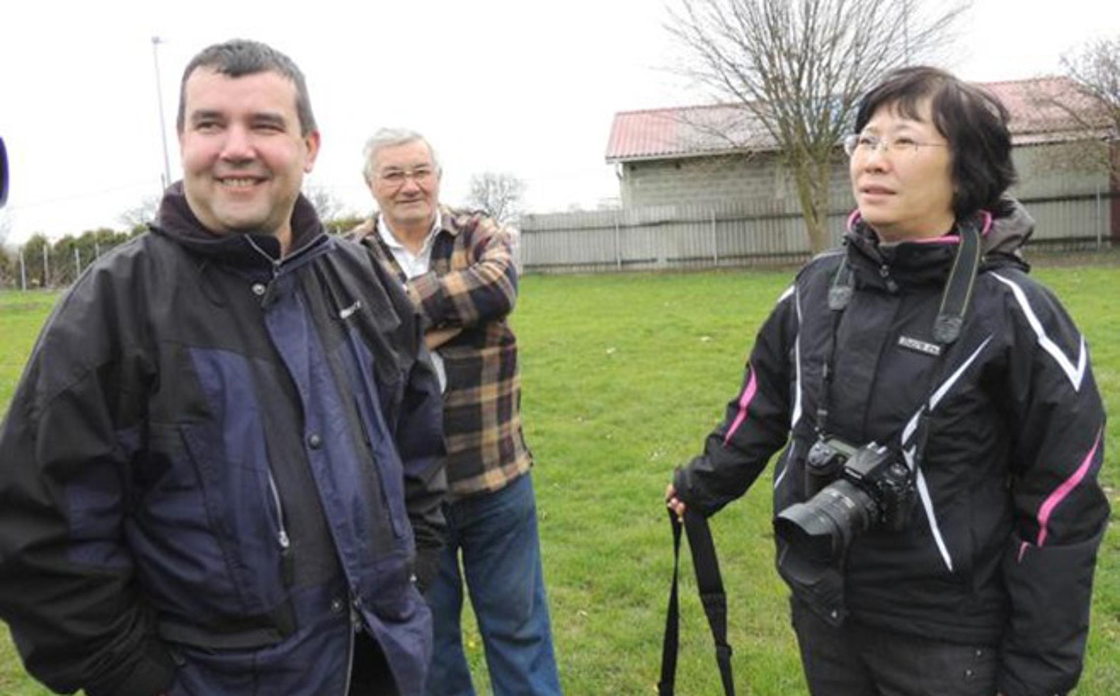 Mišo Lišanin i Stjepan Vokić s Xue Qun