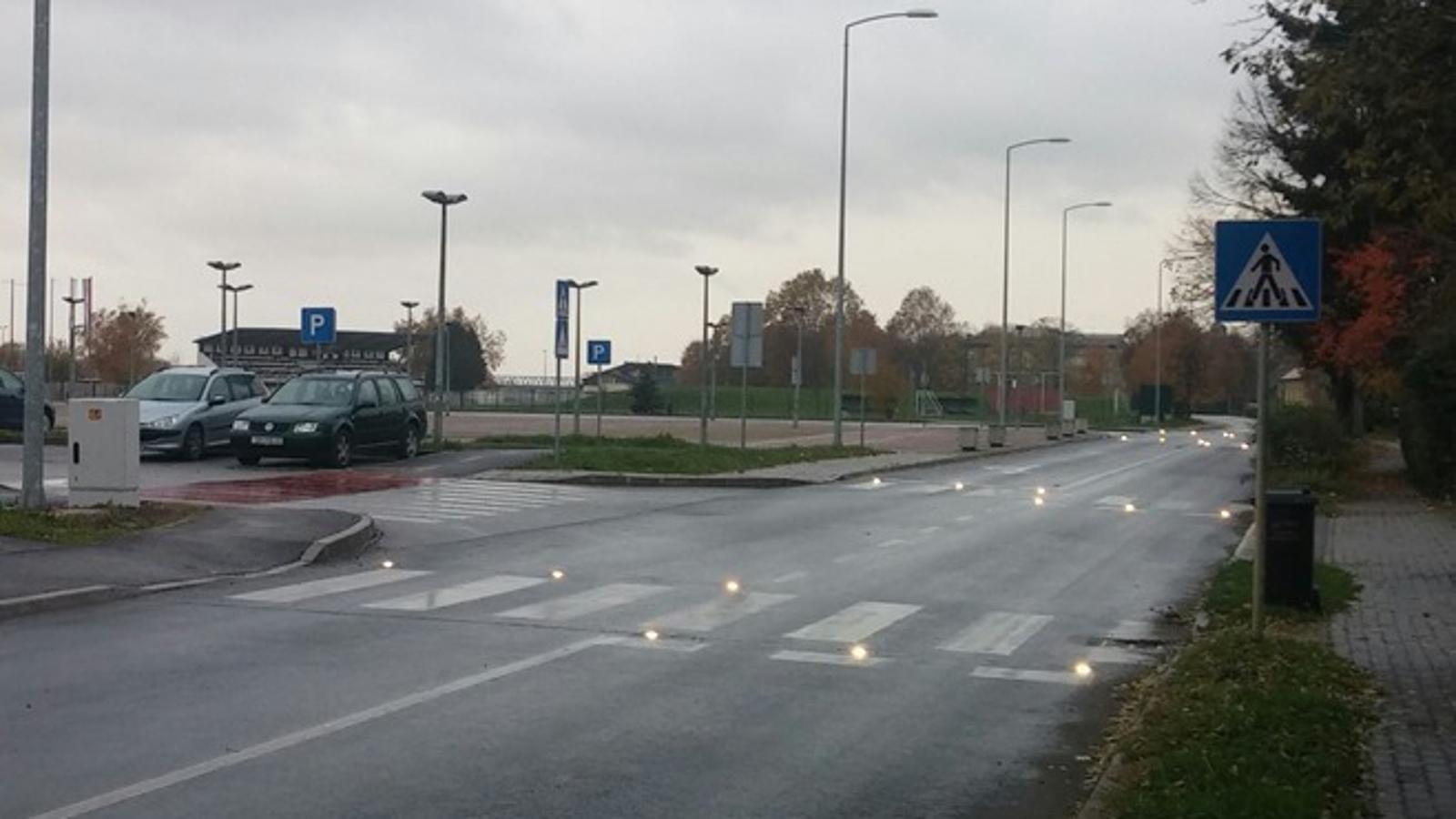 LED markeri na pješačkim prijelazima u Vrazovoj ulici