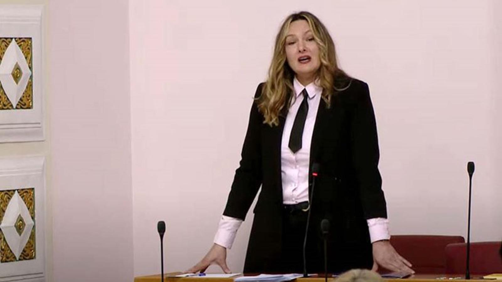 Ružica Vukovac u Hrvatskom saboru