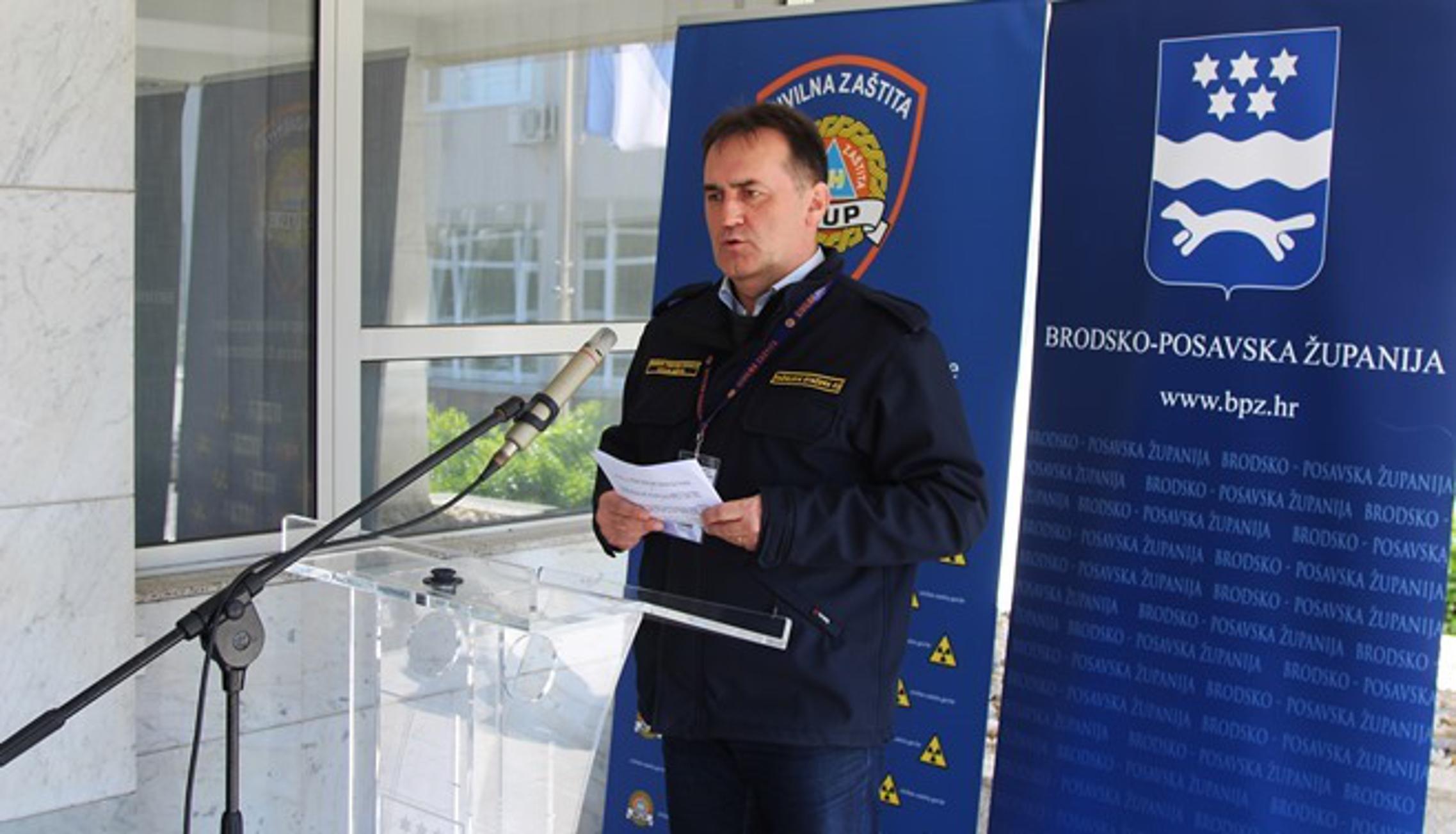 Stjepan Bošnjaković, načelnik Stožera civilne zaštite BPŽ