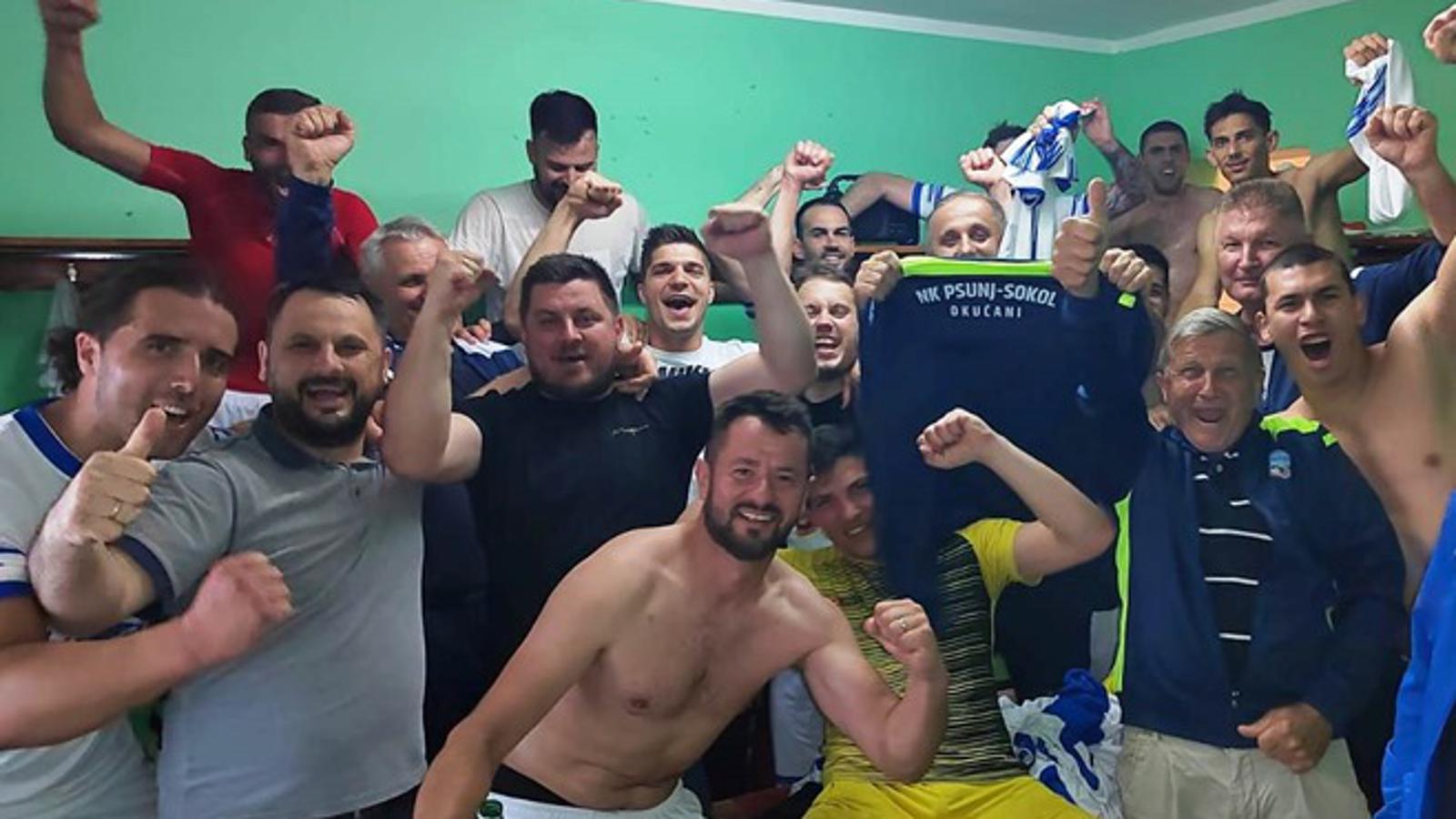 Psunj Sokol je u Bebrini proslavio naslov prvaka.