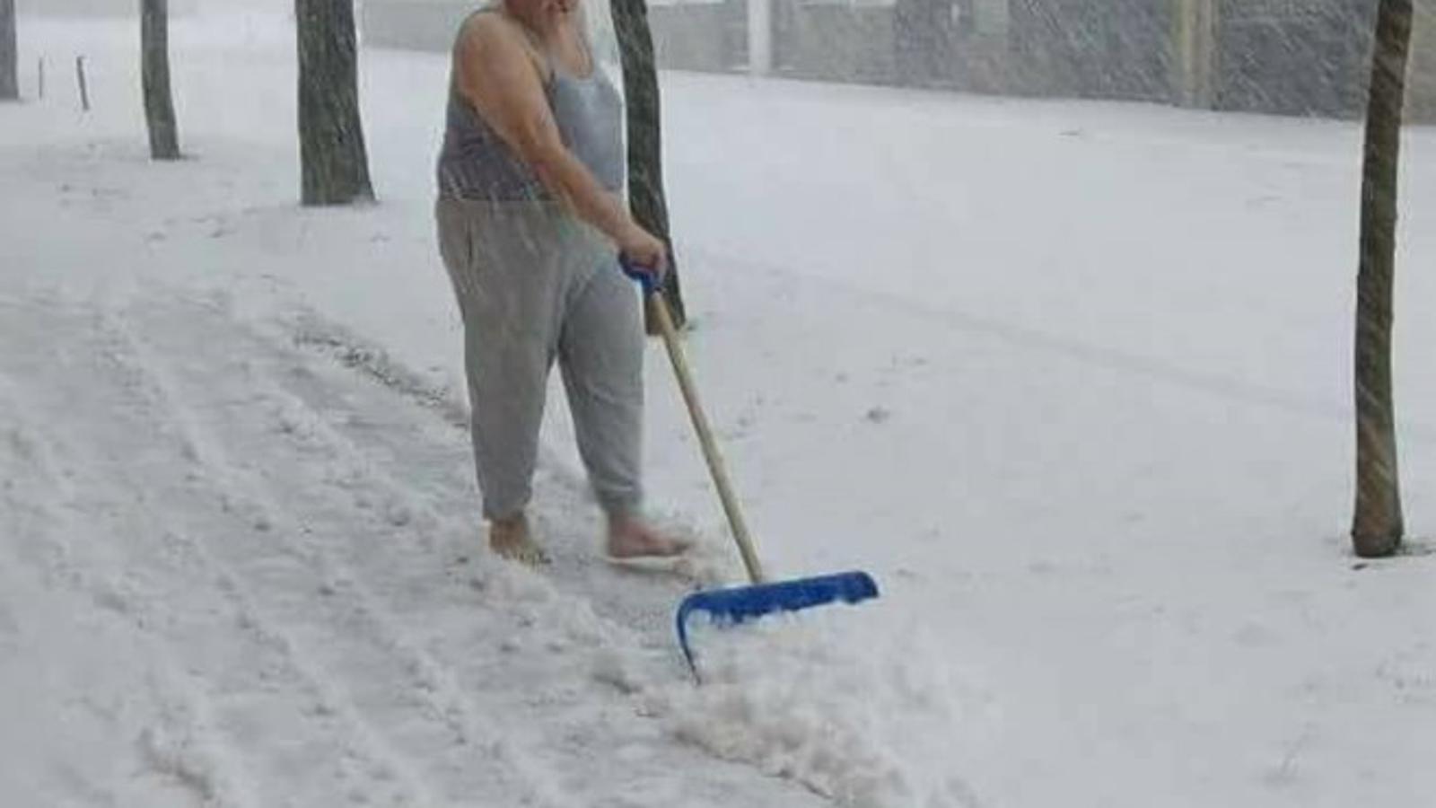 Hrabro čišćenje snijega