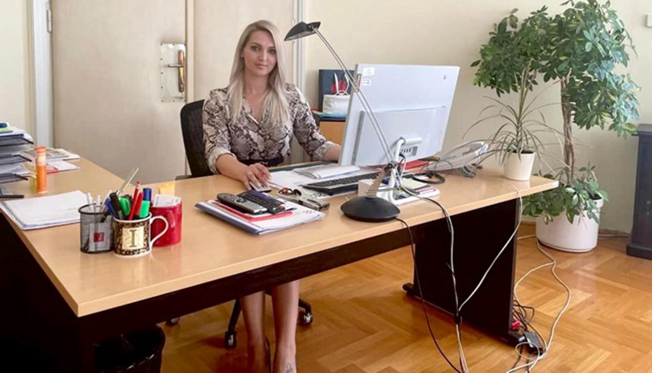 Marina Opačak Bilić u svom uredu