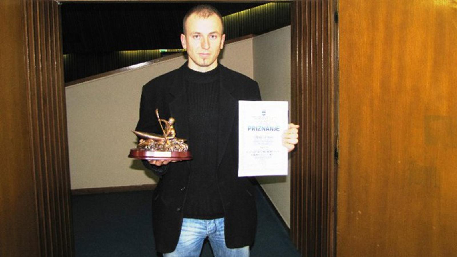 Marko Lipovac s priznanjem za najboljeg sportaša županije