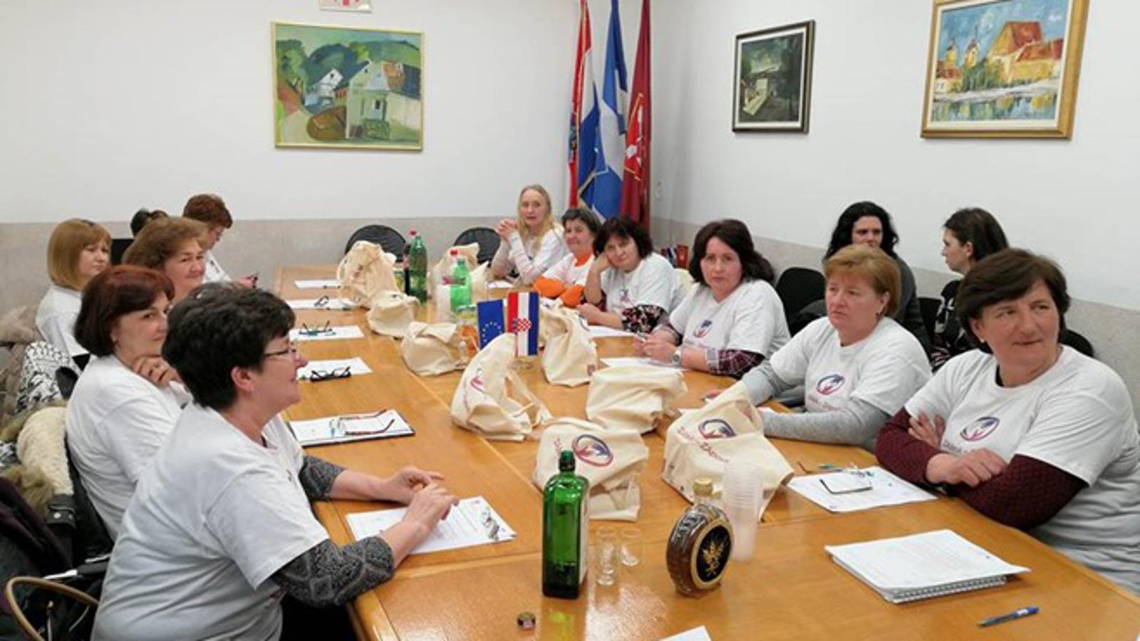 Sastanak zaposlenih žena u projektu "Zaželi"
