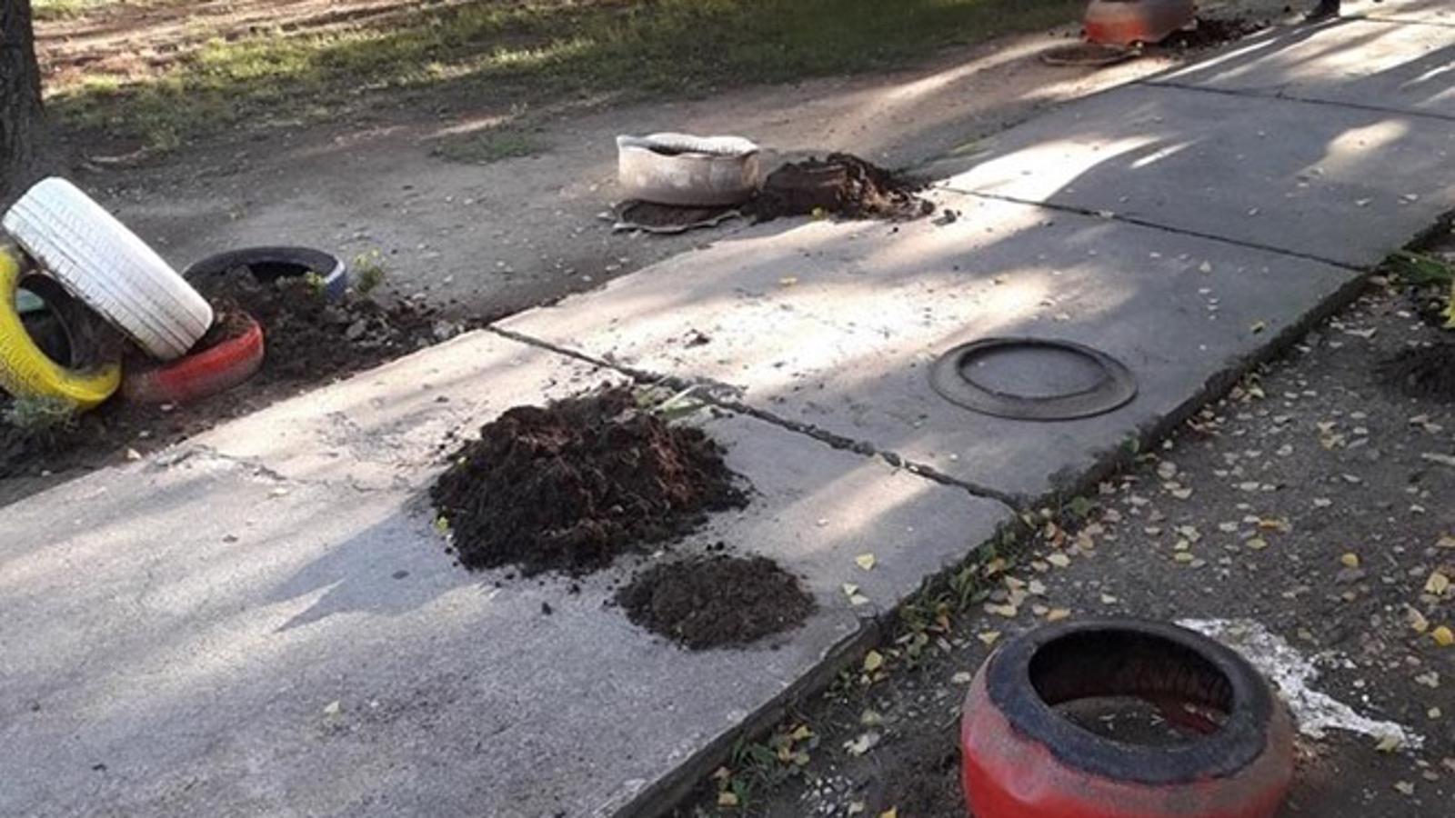 Vandalizam na djelu ispred veličke osnovne škole