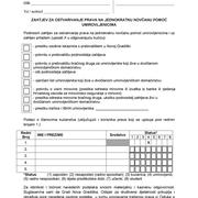 Zahtjev za jednokratnu novčanu pomoć