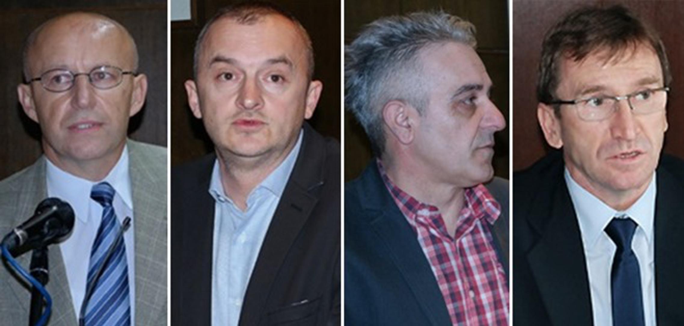 Oršulić (HDZ), Grgić (SDP), Gubić (HDSSB), Bigović