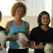 Danijela Černić i Želimira Kopecki (prva i druga s lijeva) s primljenim nagradama