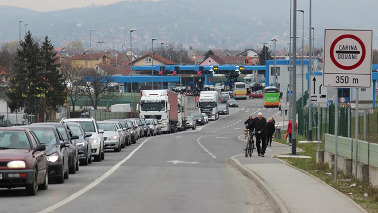 Kolona iz Slavonskog Broda prema Bosni i Hercegovini