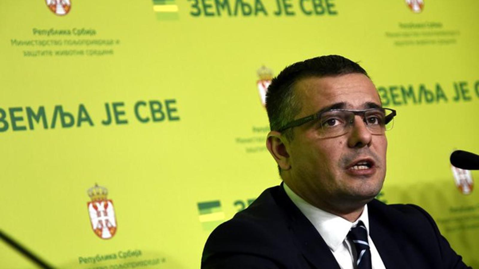 Srbijanski ministar poljoprivrede, Branislav Nedimović