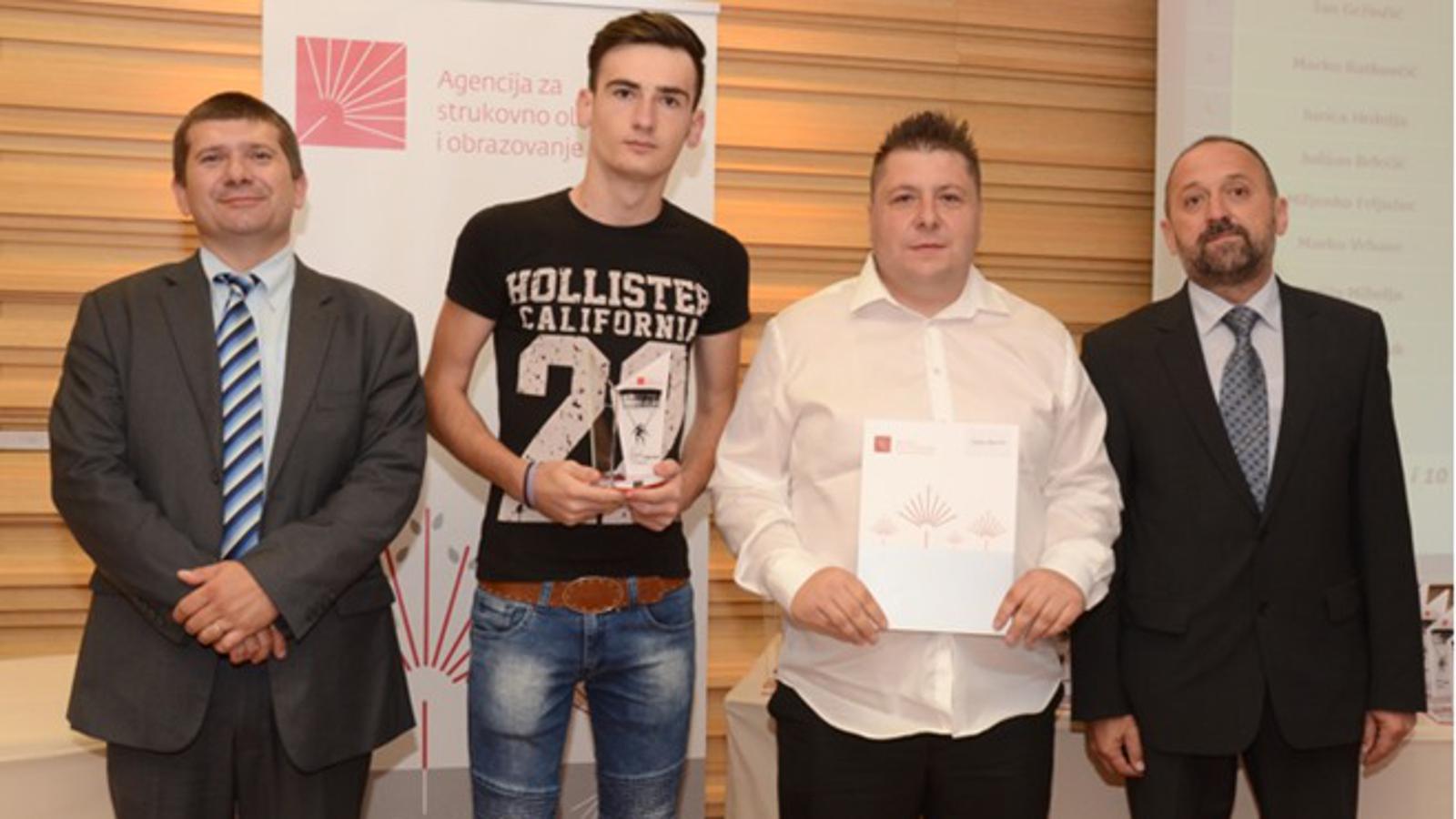 Ivan Božanović i Željko Blavicki (drugi i treći s lijeva)