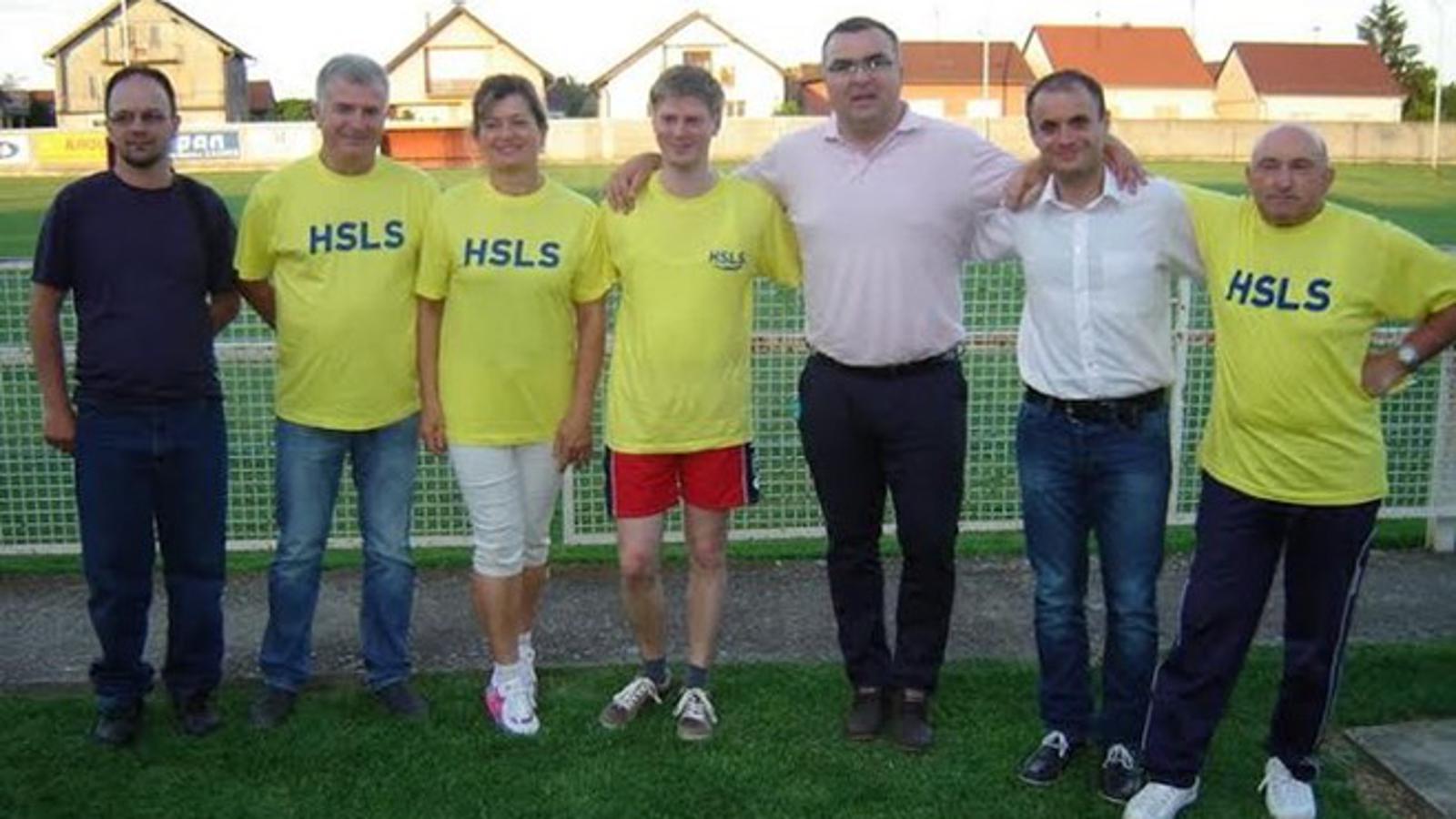 Zdravko Tokić, prvi s lijeva predsjednici Vidaković i prvi s desna, Viktor Šarić