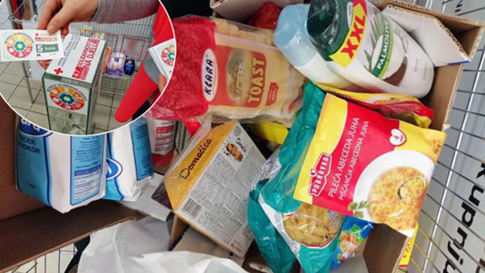 Akcijom "Vaš dar za pravu stvar" prikupljana su materijalna dobra za građane u potrebi.