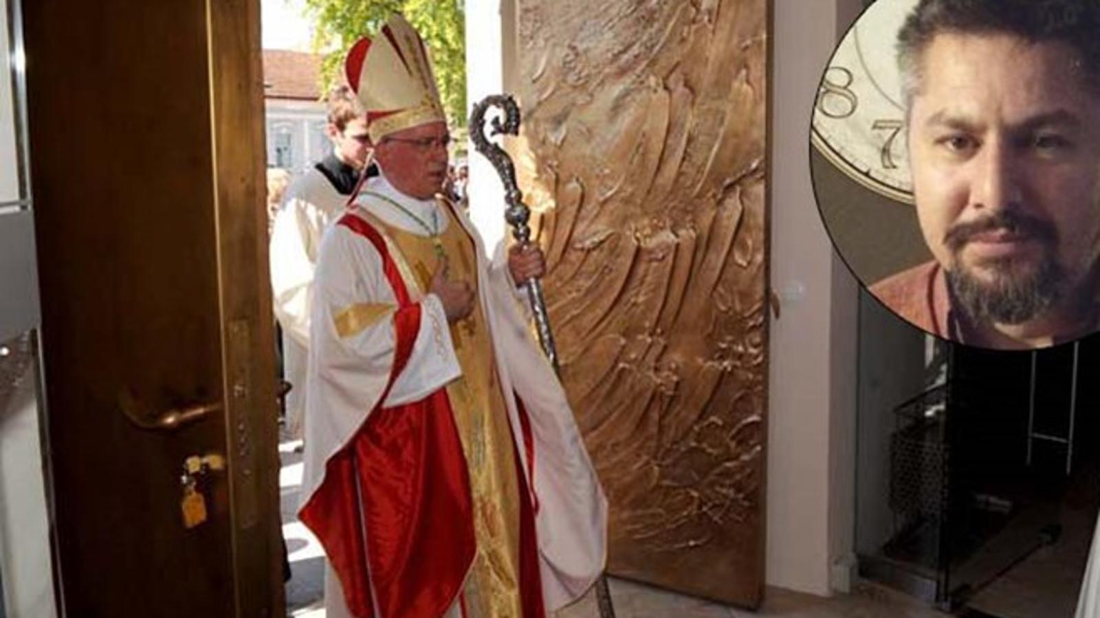 Požeški biskup Antun Škvorčević, njegova brončana 'Nebeska vrata' i njegov ovozemaljski vjeroučitelj