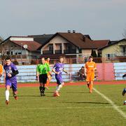 Detalj iz utakmice Željezničar (ljubičasti) - Metalac Osijek