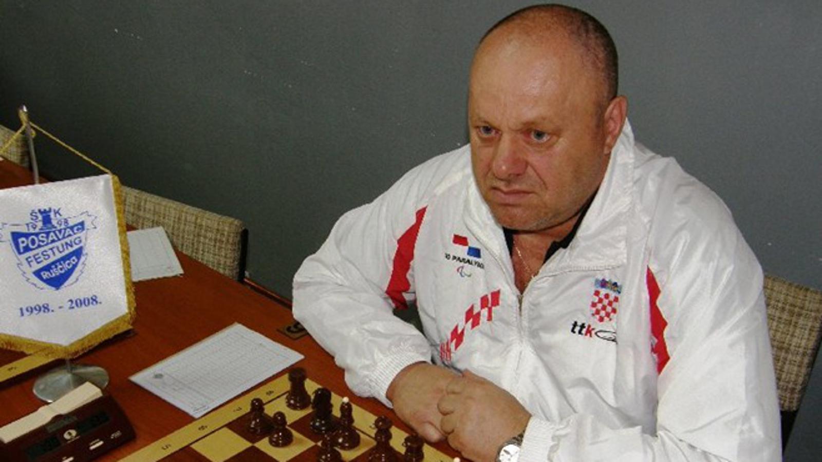 Mato Opačak, izbornik paraolimpijske šahovske reprezentacije Hrvatske