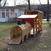 Vlakić na dječjem igralištu u Velikoj Kopanici