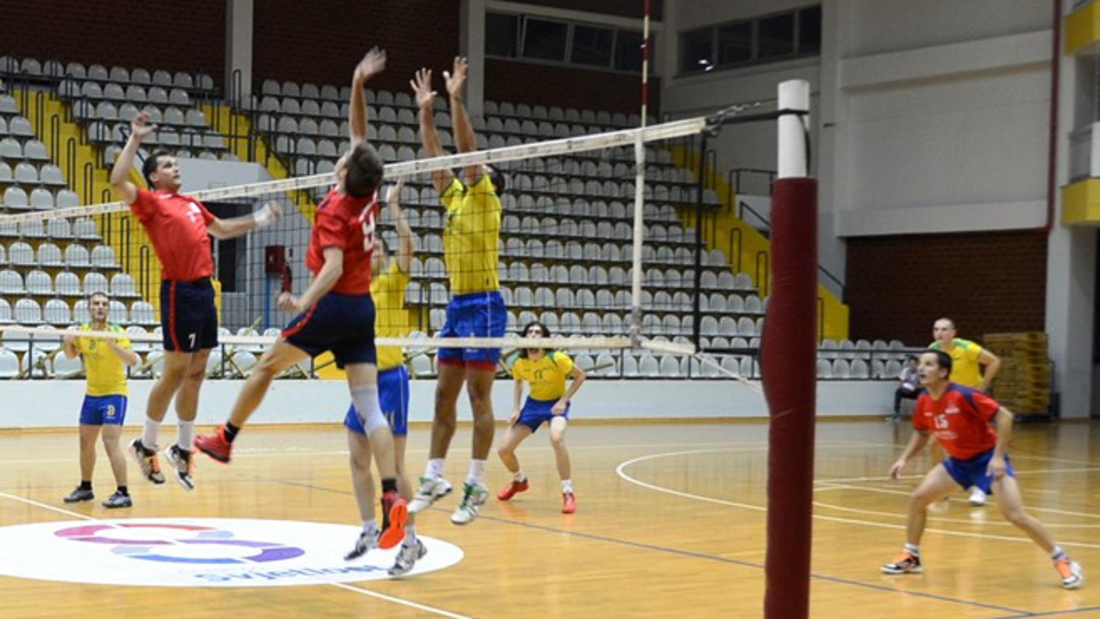 Detalj iz utakmice Brod (žuti) - Varaždin volley