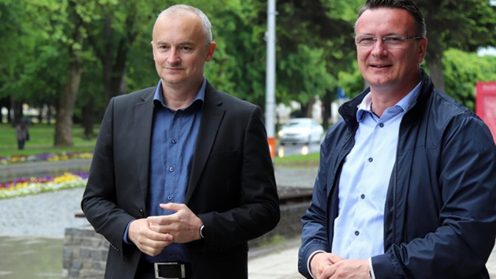 Gradonačelnik Grgić i župan Marušić nakon pobjede na lokalnim izborima