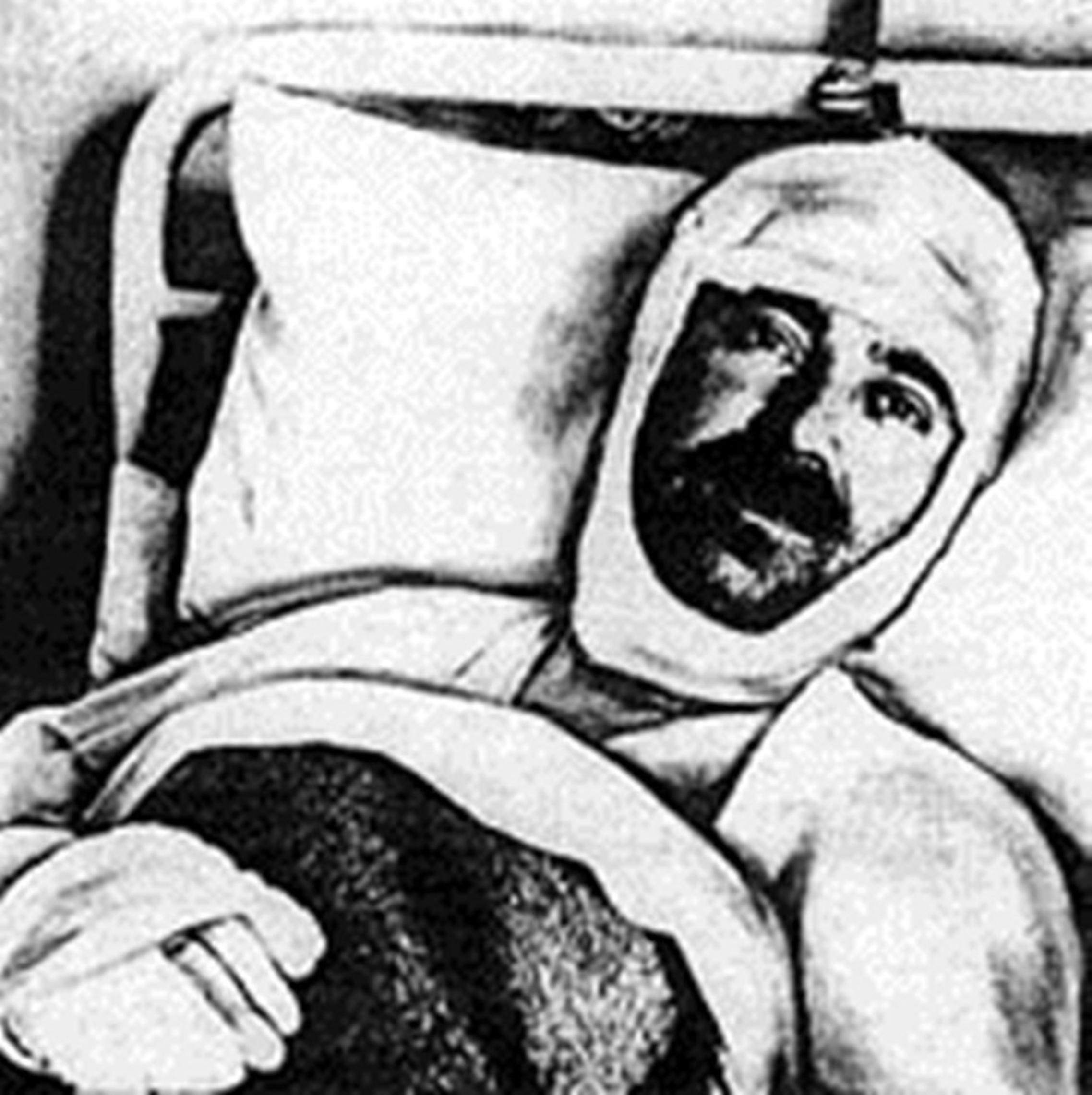 Mile Budak nakon atentata 1932.