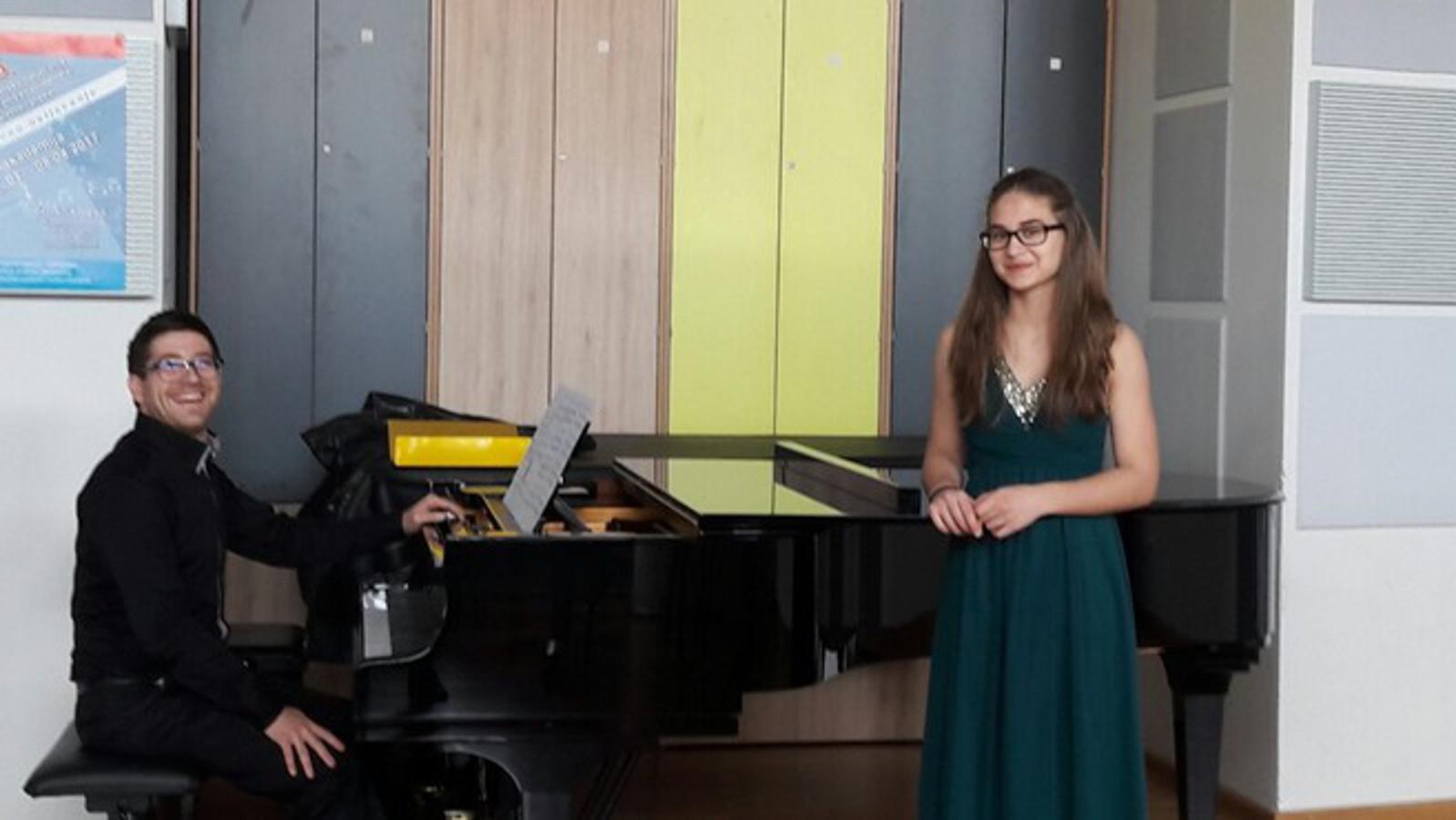 Sandra Böhm i korepetitor profesor Andrej Šeper