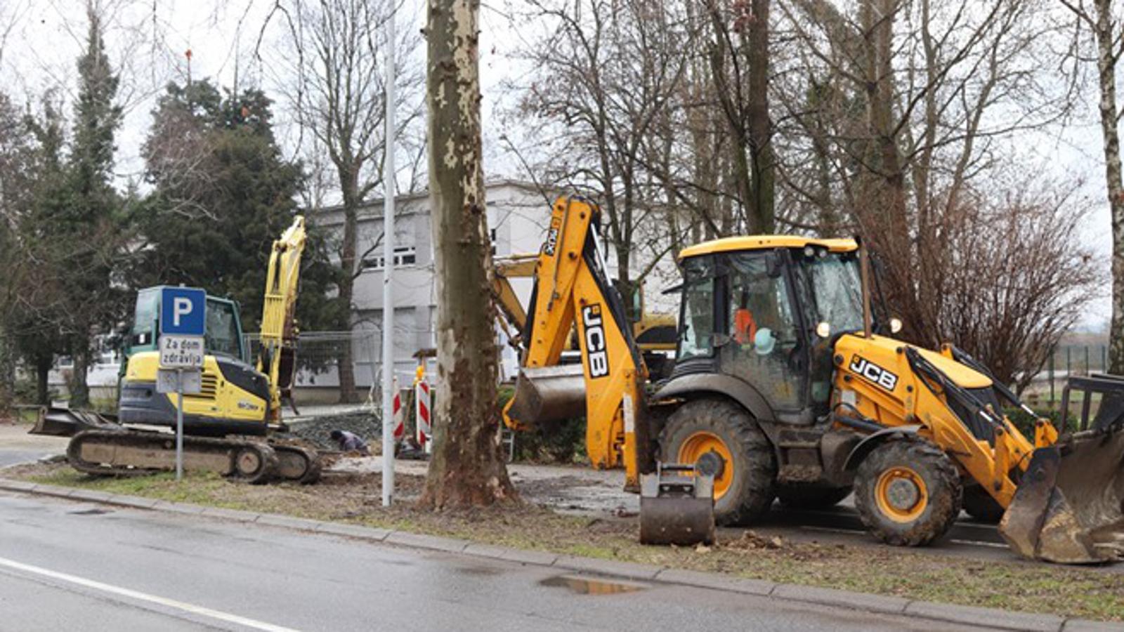 Radovi u Borovskoj ulici u Slavonskom Brodu